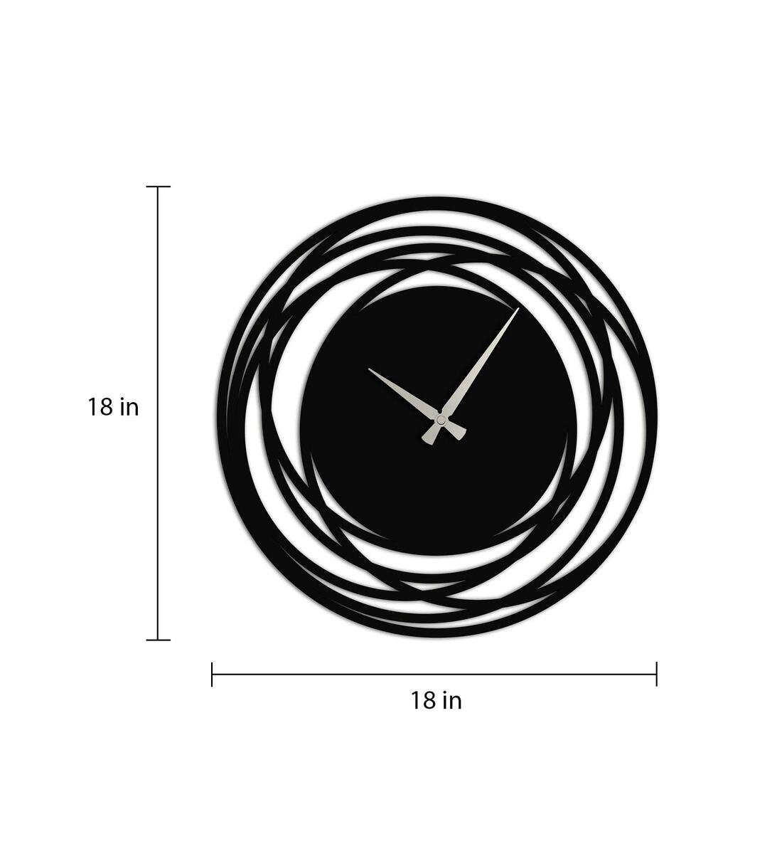 Loop Metal Wall Clock By Decorfry 1