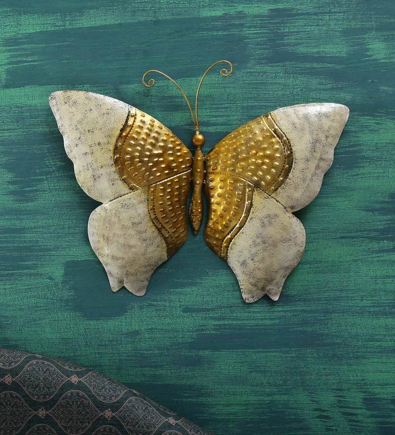 30 iron butterfly wall art in gold by decorfry by decorfry